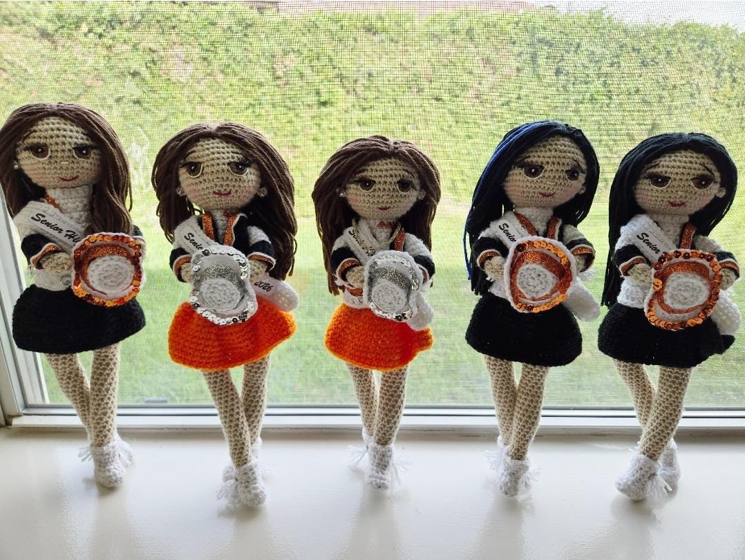 Customs Crochet Dolls Handmade Personalized