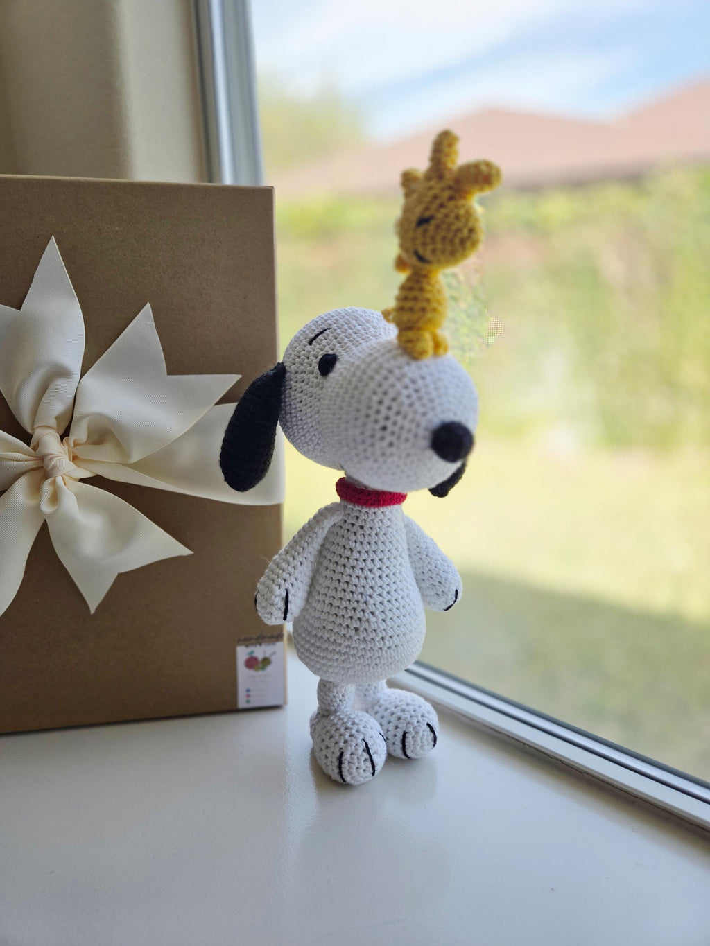Crochet Snoopy and Woodstock Doll Amigurumi Handmade